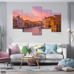 Venice & Italian Lakes (5 Panel) Travel Wall Art - Prime Décor