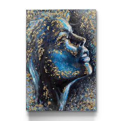 Gold woman portrait - Prime Décor