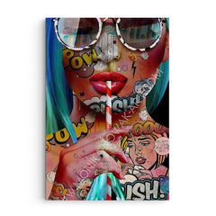 Retro Comic Girl