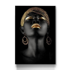 African Gold Woman - Prime Décor