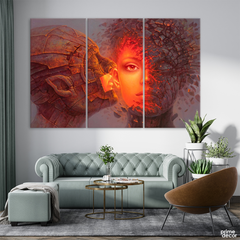 Whispers Girls Art (3 Panel) Fashion Wall Art - Prime Décor