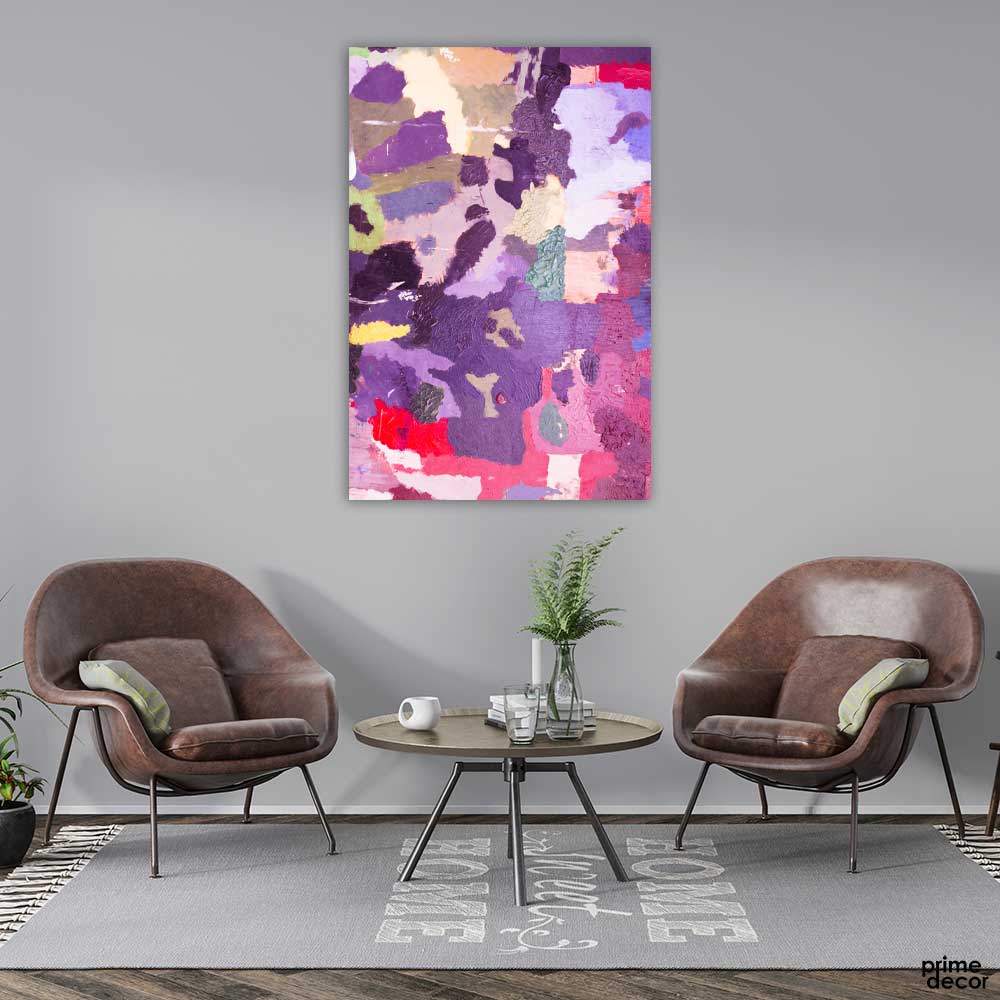 Bright Multicolor Abstract (Single Panel) Abstract Wall Art - Prime Décor