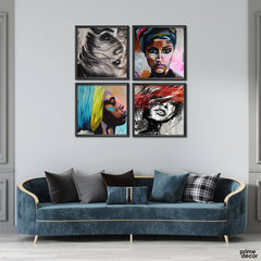Women Empowerment Collection (4 Panel) Fashion Wall Art - Prime Décor