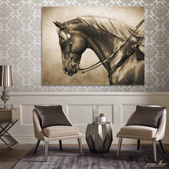Brown Mustang Horse (Single Panel) Animal Wall Art On Sale - Prime Décor