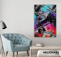 Money Bills Art - Prime Décor