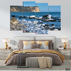 West Island View (4 Panel) Nature Wall Art - Prime Décor