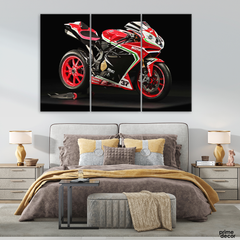 MV Agusta F4 (3 Panel) Car Wall Art - Prime Décor