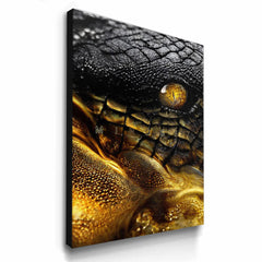 Gold crocodile