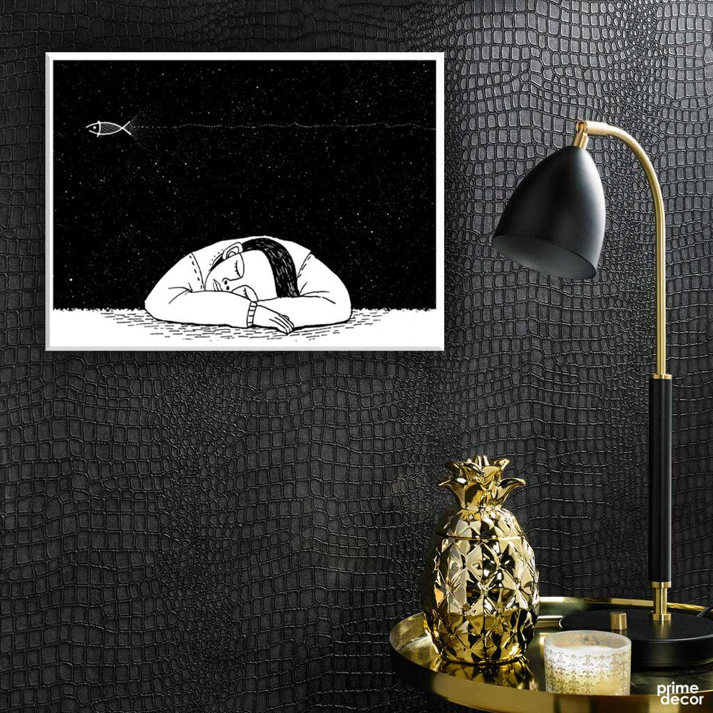 Fairy Tale Musical Night (Single Panel) | Night Music Wall Art - Prime Décor