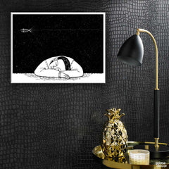 Fairy Tale Musical Night (Single Panel) | Night Music Wall Art - Prime Décor