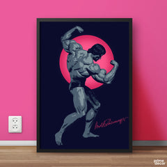 Arnold Schwarzenegger 80’s Style | Gym Poster Wall Art - Prime Décor