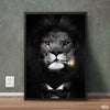 Attitude Lion Animal Poster Wall Art
