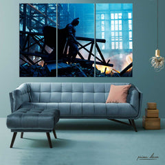 Batman The Dark Night (3 Panel) Movie Wall Art - Prime Décor
