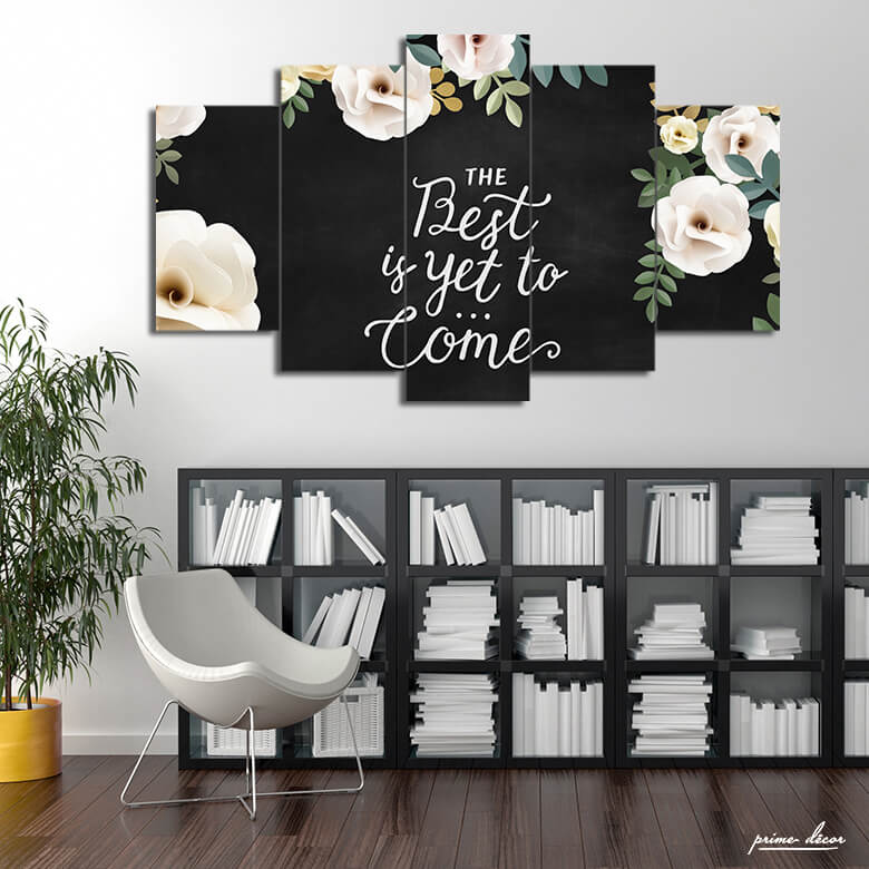 Best Is Yet To Come (5 Panel) Inspirational Wall Art - Prime Décor