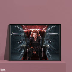 Black Widow with Guns | Movies Poster Wall Art - Prime Décor