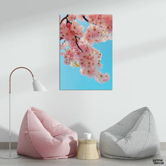 Branch of Pink Lilies | Floral Wall Art - Prime Décor