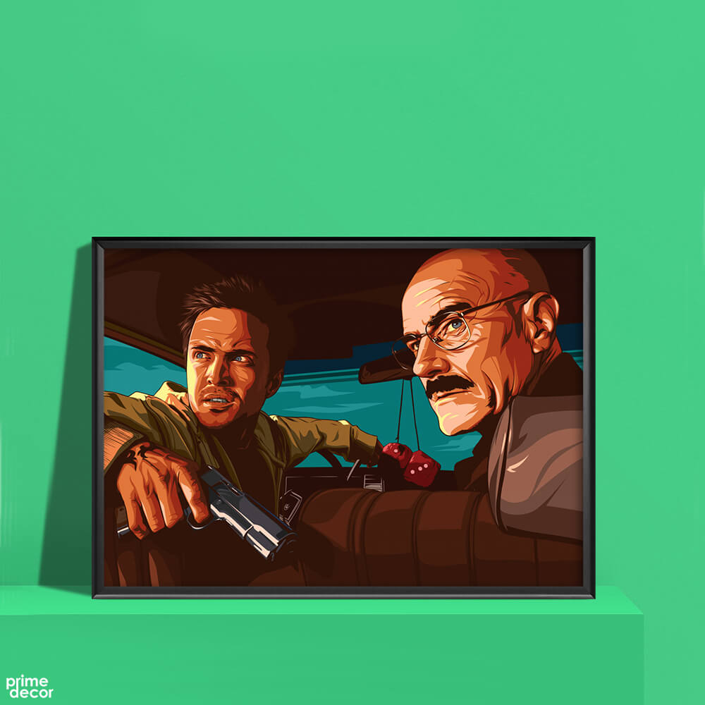 Breaking Bad Artwork Movies Poster Wall Art - Main Image