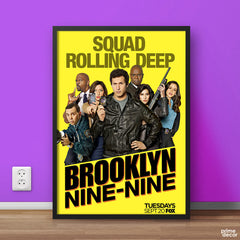 Brooklyn Nine-Nine Squad Rolling Deep | Movie Poster Wall Art - Prime Décor