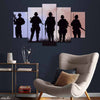 Brothers In Arms (5 Panel) Army Wall Art