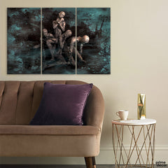 Fantasy Character Poster (3 Panel | Fantasy Wall Art - Prime Décor