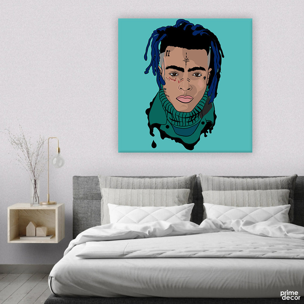 xxxtentacion Illustration (Single Panel) Figure Wall Art - Prime Décor