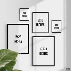 Top Brands Collection Wall Setup (5 Panel) Fashion Wall Art