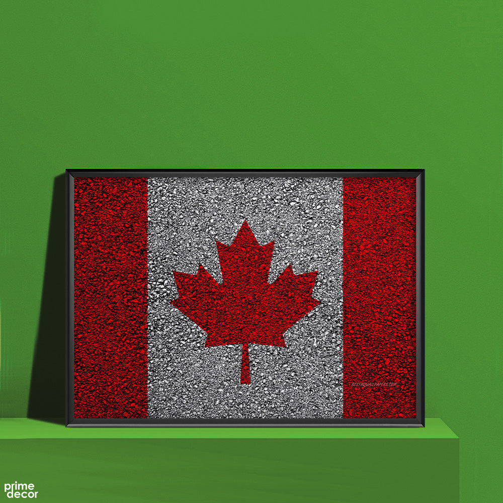 Flag of Canada | Flag Poster Wall Art - Prime Décor