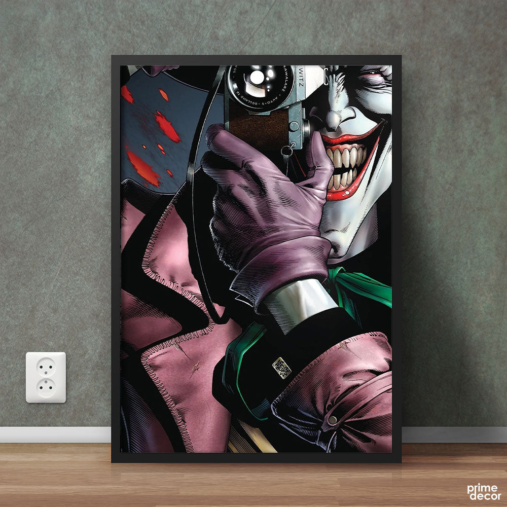 Cameraman Joker | Movie Poster Wall Art - Prime Décor
