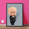 The Boss Baby | Cartoon Poster Wall Art - Prime Décor