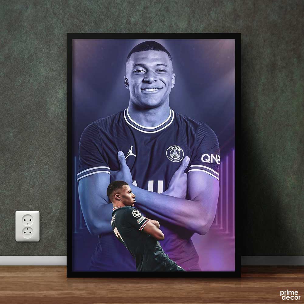 Kylian Mbappe | Sports Poster Wall Art - Prime Décor