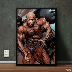 Kai Greene Vector | Gym Poster Wall Art - Prime Décor