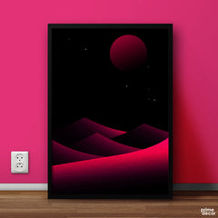 Red Desert | Nature Poster Wall Art - Prime Décor
