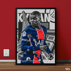 Mbappe Vol 2 | Sports Poster Wall Art - Prime Décor