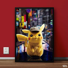 Cute Pikachu Cartoon Poster | Kids Wall Art - Prime Décor