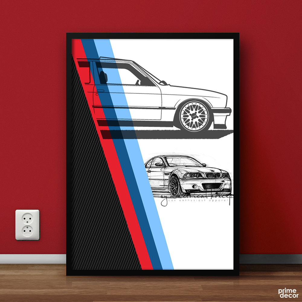 BMW Motorsport | Car Poster Wall Art - Prime Décor