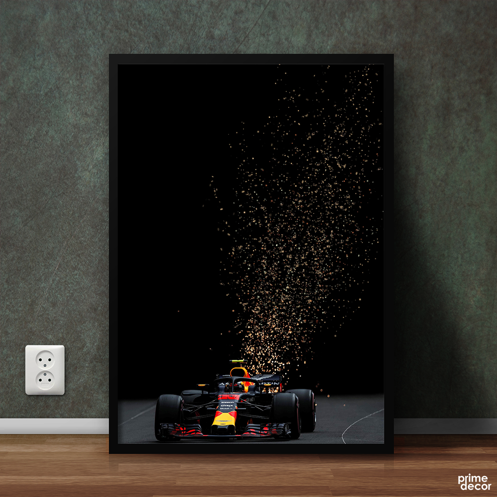 RedBull Verstappen | Car Poster Wall Art - Prime Décor