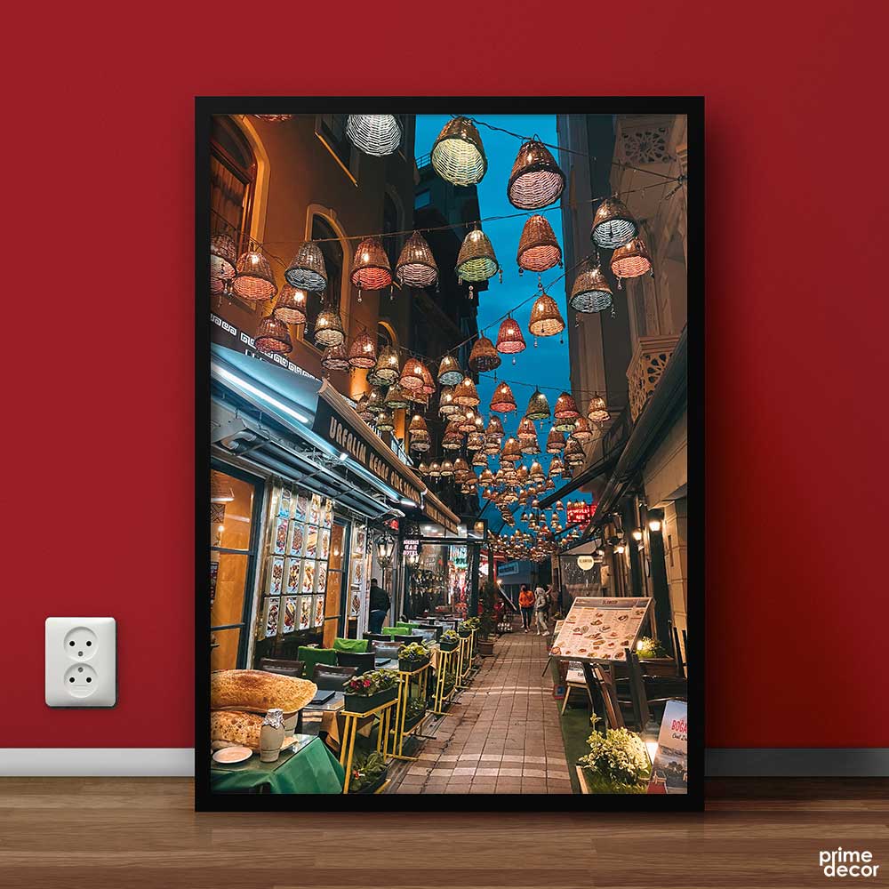 Turkey Istanbul Street | Travel Poster Wall Art - Prime Décor