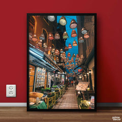 Turkey Istanbul Street | Travel Poster Wall Art - Prime Décor