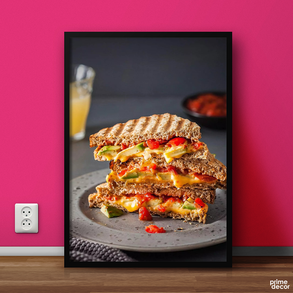 Sandwitch Food Lover | Fastfood Poster Wall Art - Prime Décor