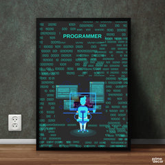 Numetric Coding | Programmer Poster Wall Art - Prime Décor