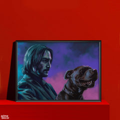 John Wick & Daisy | Movie Poster Wall Art - Prime Décor