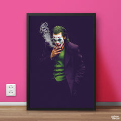 Joker Smoking HAHAHA | Movie Poster Wall Art - Prime Décor