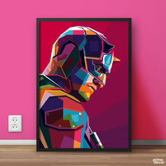 Daredevil WPAP Pop Art | Movie Poster Wall Art - Prime Décor