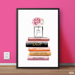 Dior Chic Fashion Books | Fashion Poster Wall Art On Sale - Prime Décor