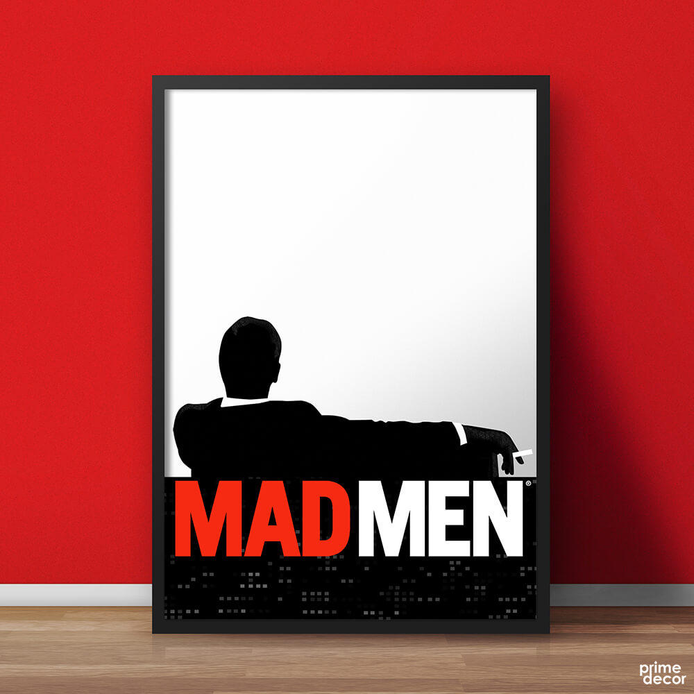 Don Draper Mad Men | Movie Poster Wall Art - Prime Décor