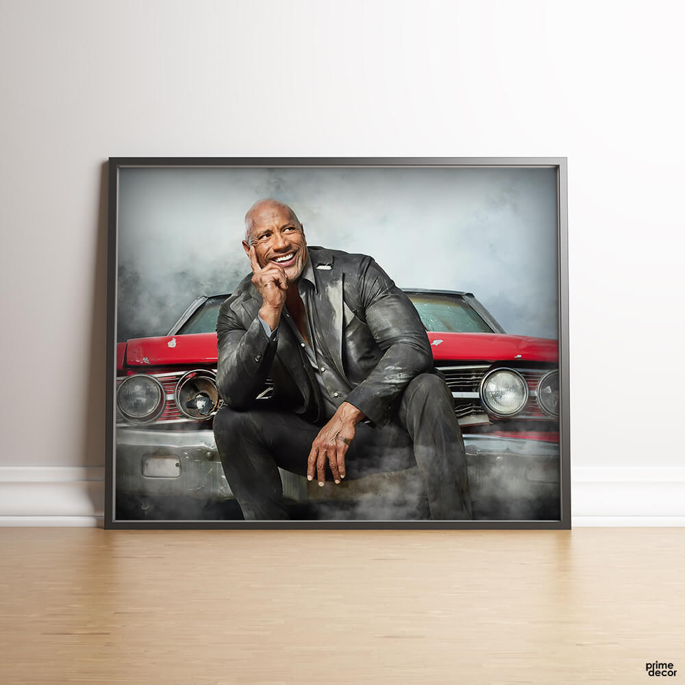 Dwayne Johnson Rock | Movies Poster Wall Art - Prime Décor