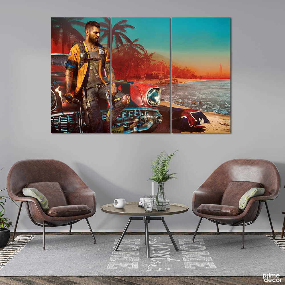 Far Cry 6 (3 Panel) Game Wall Art - Prime Décor