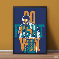 Go Fight Win | Boxing Poster Wall Art - Prime Décor