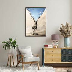 Guardian Deer | Animal Poster Wall Art - Prime Décor