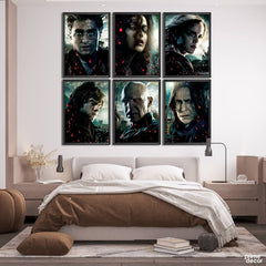 Harry Potter Collection (6 Panel) Movie Poster Wall Art - Prime Décor